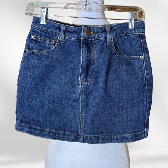 Forever 21 Dresses & Skirts - Forever 21 Dark Blue Denim Mini Skirt